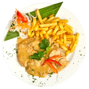 41 Champignonschnitzel