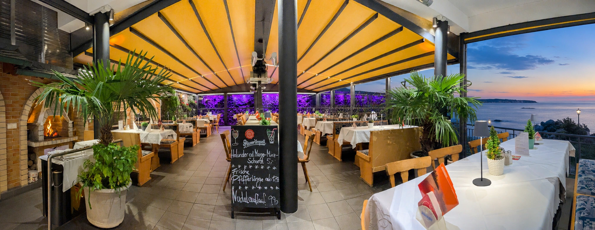 Schlosspark Grill Meerblick