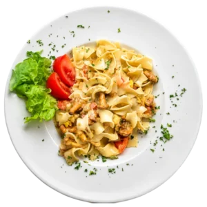 Pifferlinge Nudelpfanne